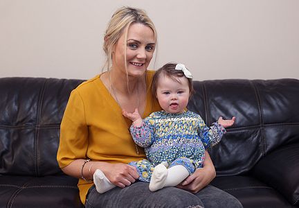 Three-year-old Rathcoole girl with Down Syndrome becomes face of Irish fashion line Little Bow Pip