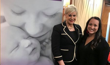 Precious Life Director, Bernadette Smyth, and abortion survivor, Clare Culwell, both spoke at Limerick Conference