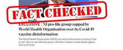 World Health Organisation and Belfast Telegraph rapped by NI pro-life group over abortion disinformation