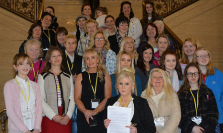 THIRTY WOMEN PRESENT CAITRÍONA RUANE WITH OPEN LETTER PROTESTING AGAINST SINN FÉIN’S PETITION OF CONCERN