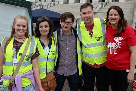 Thousands stand 'together for life' at the All Ireland Rally for Life at Stormont