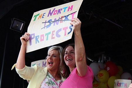 Thousands stand 'together for life' at the All Ireland Rally for Life at Stormont