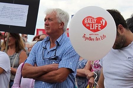 Thousands stand 'together for life' at the All Ireland Rally for Life at Stormont