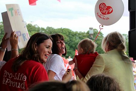 Thousands stand 'together for life' at the All Ireland Rally for Life at Stormont