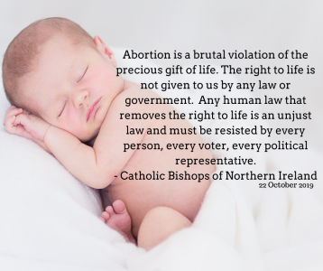 NI Catholic Bishops release Pro-Life Statement