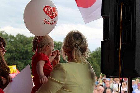 Thousands stand 'together for life' at the All Ireland Rally for Life at Stormont