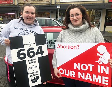 LIFE CHAINS across N. Ireland mark anniversary of legalised abortion