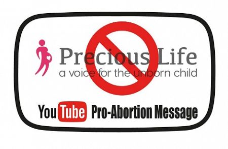 YouTube links Precious Life Videos to Abortion website