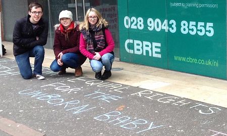 Innocent Pro-Life Chalk Messages Spark Outrage!