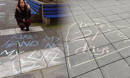 Innocent Pro-Life Chalk Messages Spark Outrage!