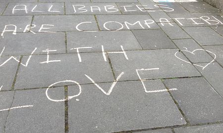 Innocent Pro-Life Chalk Messages Spark Outrage!