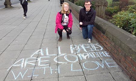 Innocent Pro-Life Chalk Messages Spark Outrage!