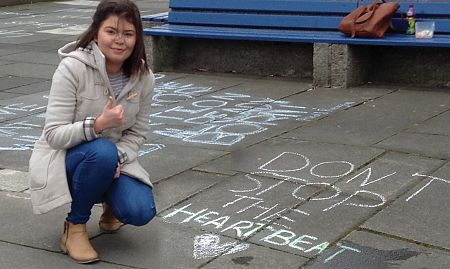 Innocent Pro-Life Chalk Messages Spark Outrage!