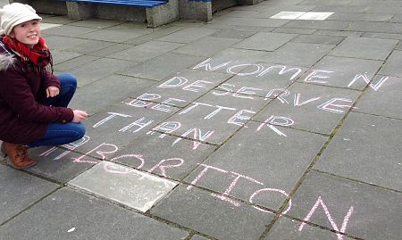 Innocent Pro-Life Chalk Messages Spark Outrage!