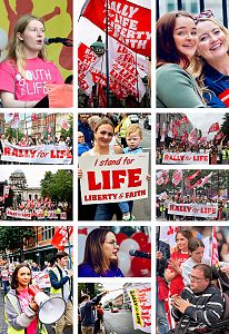 Belfast Rally draws people from across Ireland to defend Life, Liberty, and Faith