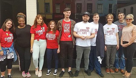 Youth for Life NI bring the pro-life, pro-love message to the people of Northern Ireland