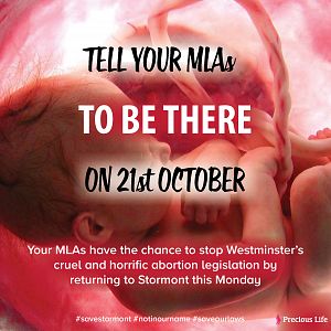 RED LETTER DAY: LAST CHANCE TO STOP ABORTION IN NI