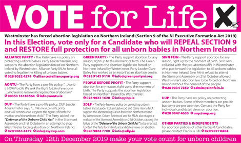 VOTE FOR LIFE