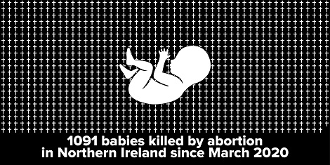 1091 babies killed in Northern Ireland -  a damning indictment of Government hypocrites!