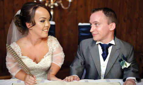 Snow White couple celebrate 'fairytale' wedding with 'miracle' son