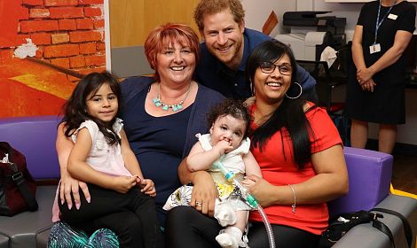 Mareyah was not expected to survive birth but is now looking forward to celebrating her 2nd birthday as she meets Prince Harry