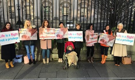 UPDATE: Precious Life hold Pro-Life Witness outside Belfast Court to say