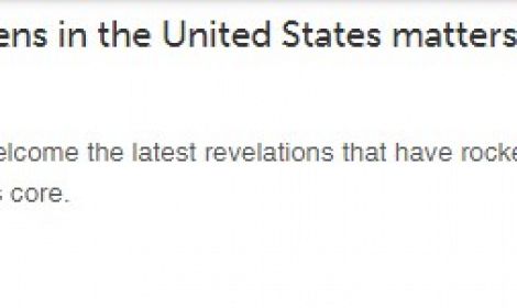 What happens in the United States matters beyond its borders