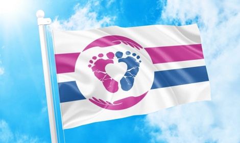 The Pro-Life Movement Has a New Pro-Life Flag, and it Celebrates Mums and Babies