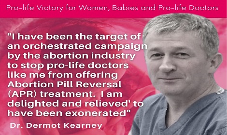 Precious Life congratulate vindicated pro-life Doctor who saves babies' lives using